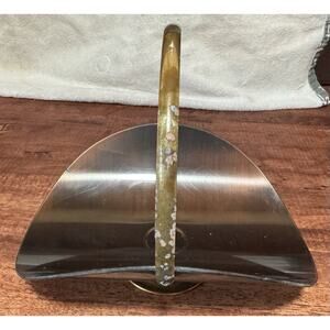 Vintage Coppercraft guild Small Copper Fireside Wood Basket #1337